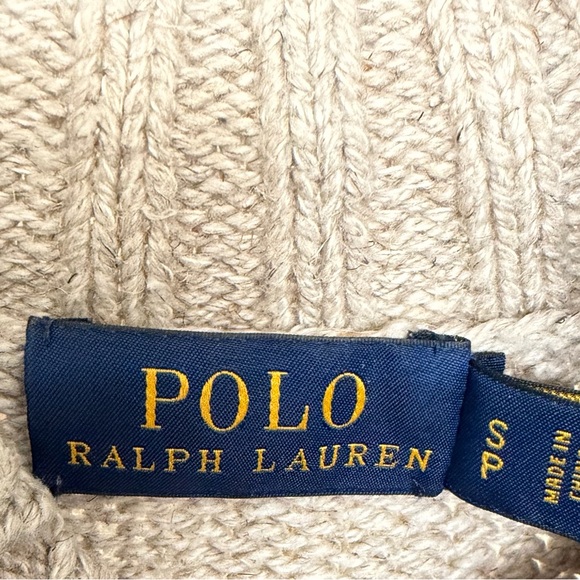 Ralph Lauren Beige Knit Sweater Size Small - Picture 5 of 5
